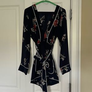 Missguided size 4 navy romper, never been worn